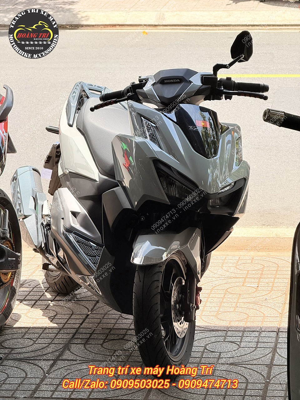 Decal dán xe màu xám xi măng titan 7 màu